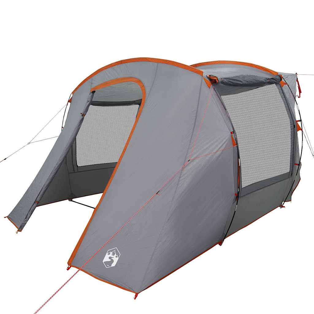 Tenda de carro impermeável cinzento e laranja