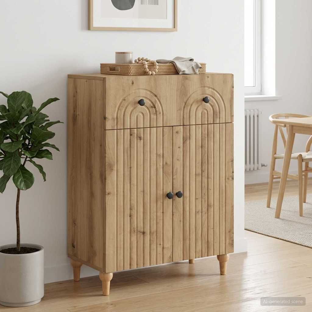 Buffet carvalho arttisan 66 x 34,5 x 90 cm derivados de madeira