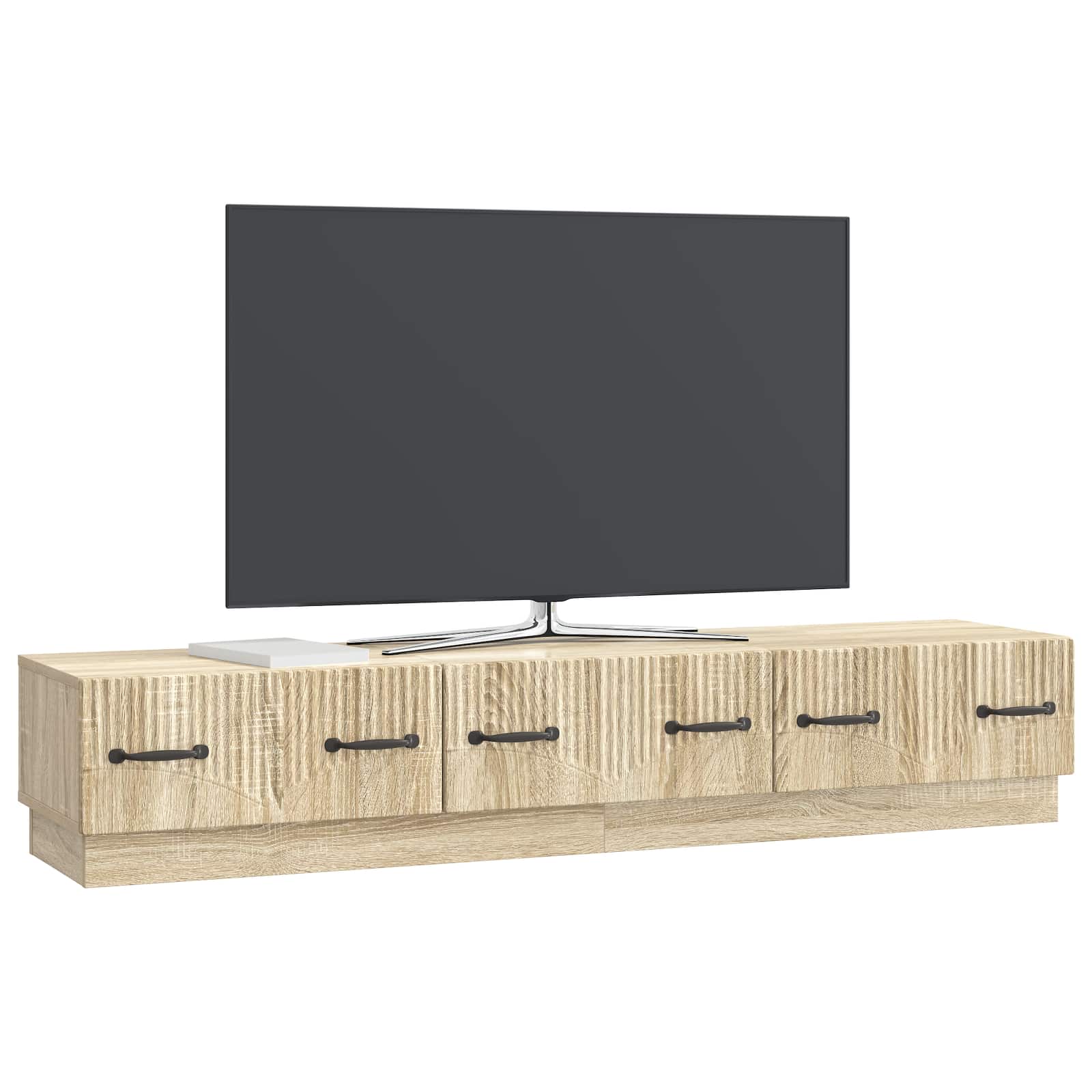 Gabinete para TV com gaveta carvalho sonoma 147 x 34,5 x 27 cm