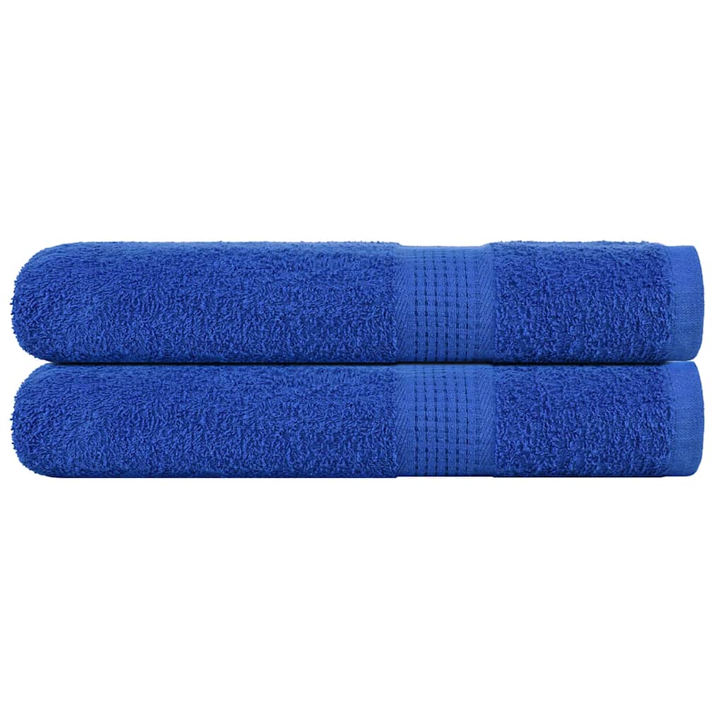 Toalhas de sauna frogn 2 pcs 80x200 cm 360 g/m² azul