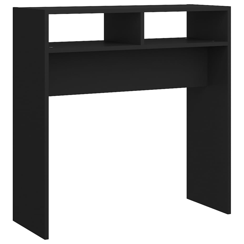 Mesa consola 78x30x80 cm derivados de madeira preto