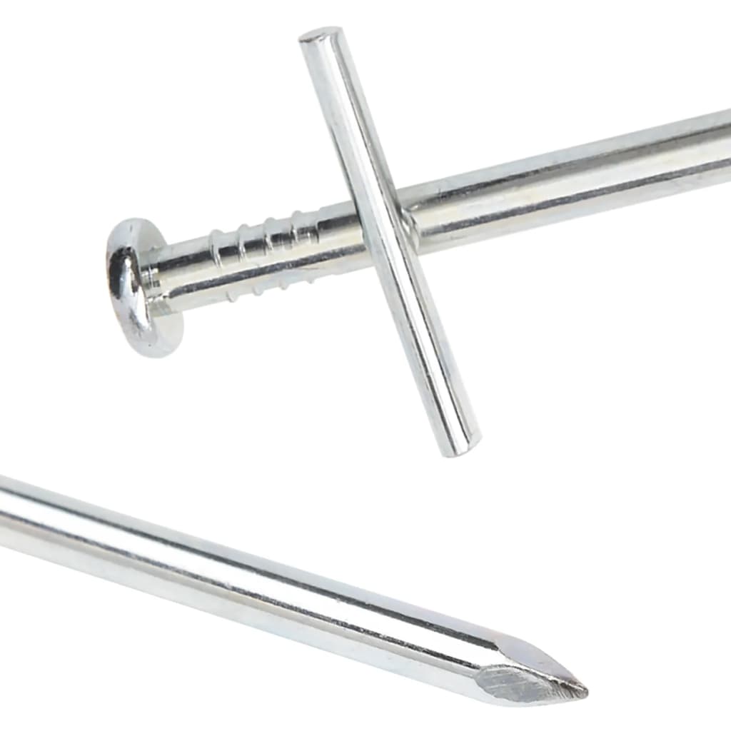 Estacas para tenda 24 pcs 23 cm ø6 mm aço galvanizado