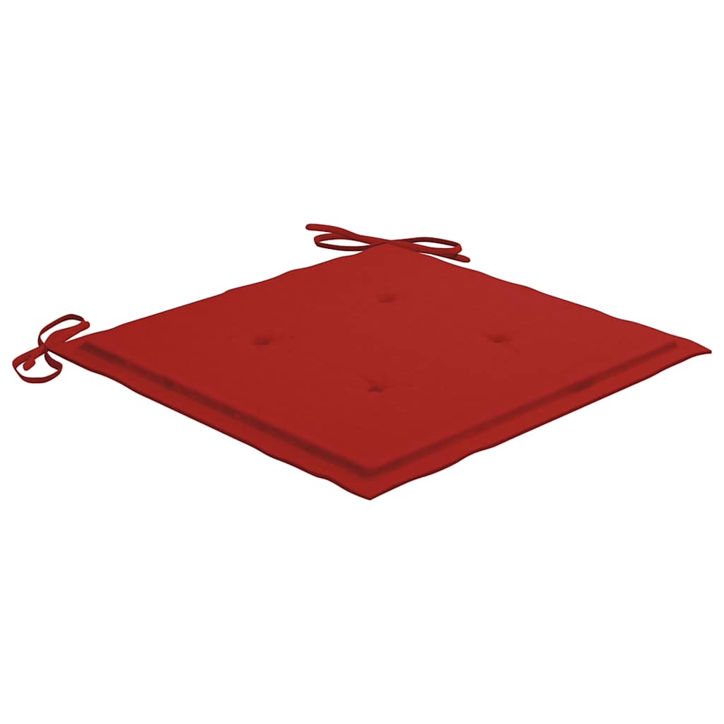 Cadeiras exterior dobráveis c/ almofadões 4 pcs acácia maciça