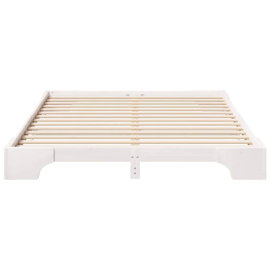 Estrutura da cama branco 160 x 210 cm