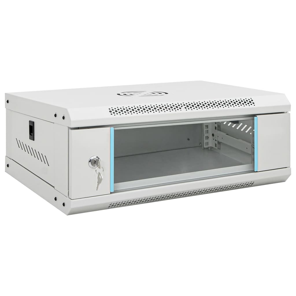 Armário bastidor de parede 4u 19" ip20 53x40x21 cm
