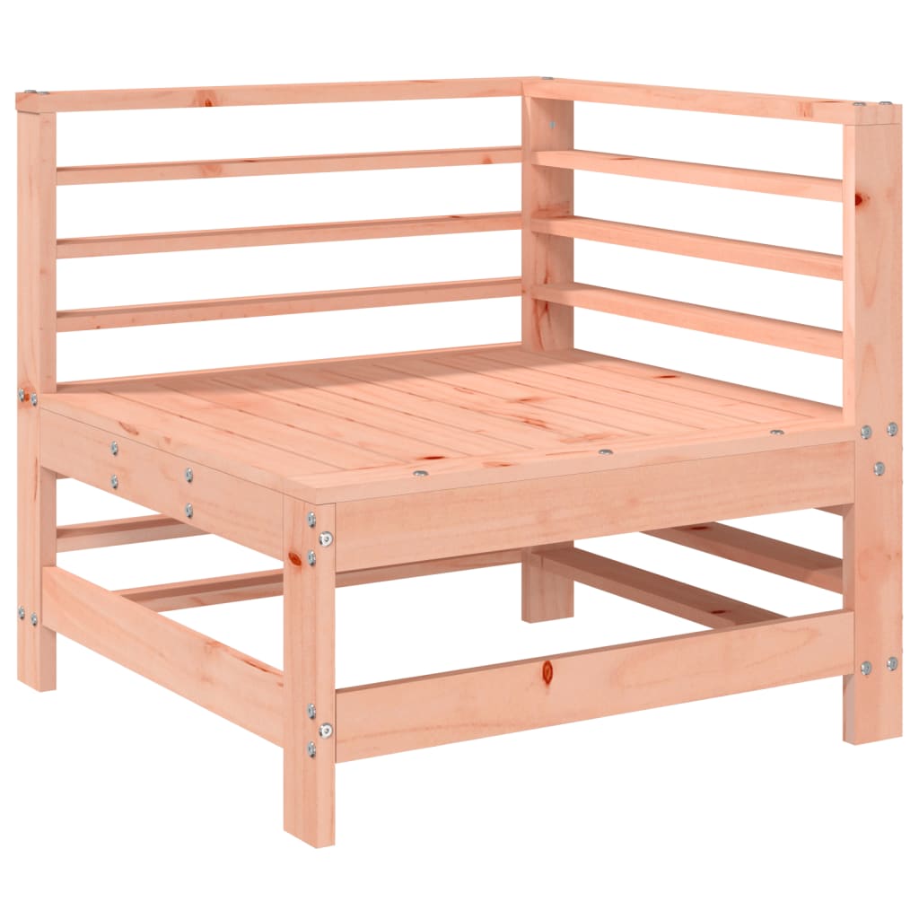 7 Pcs conjunto lounge de jardim madeira de douglas maciça