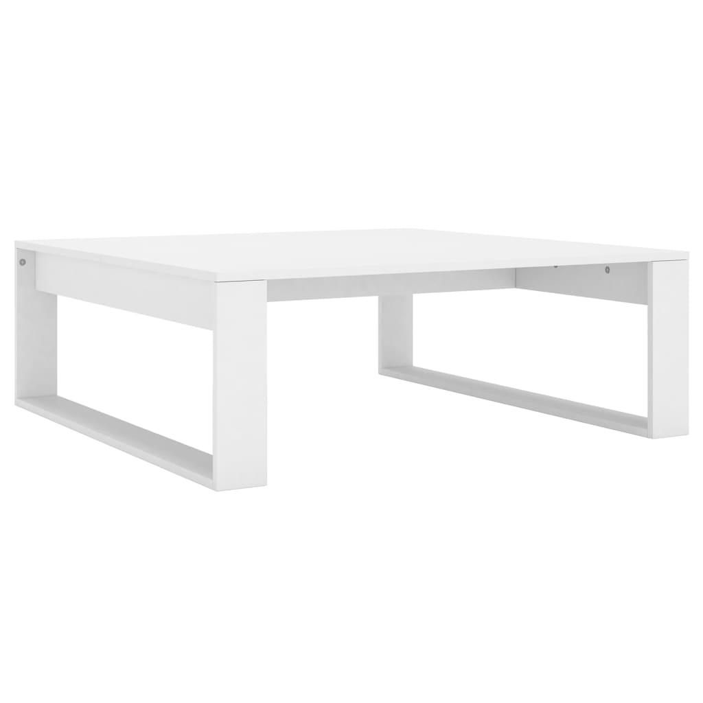 Mesa de centro 100x100x35 cm derivados de madeira branco