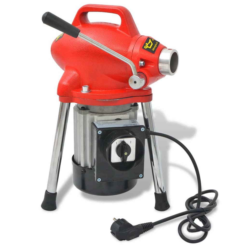 Máquina desentupidora de canos 250 w 12,5mx16mm 4,5mx9,5mm