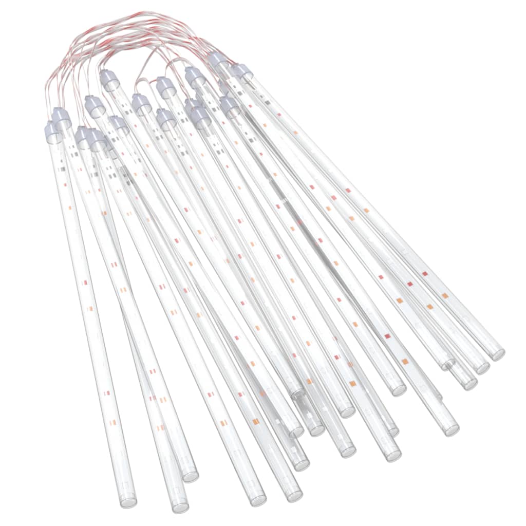 Luzes meteoro 20 pcs 30 cm 480 luzes LED int./ext. colorido