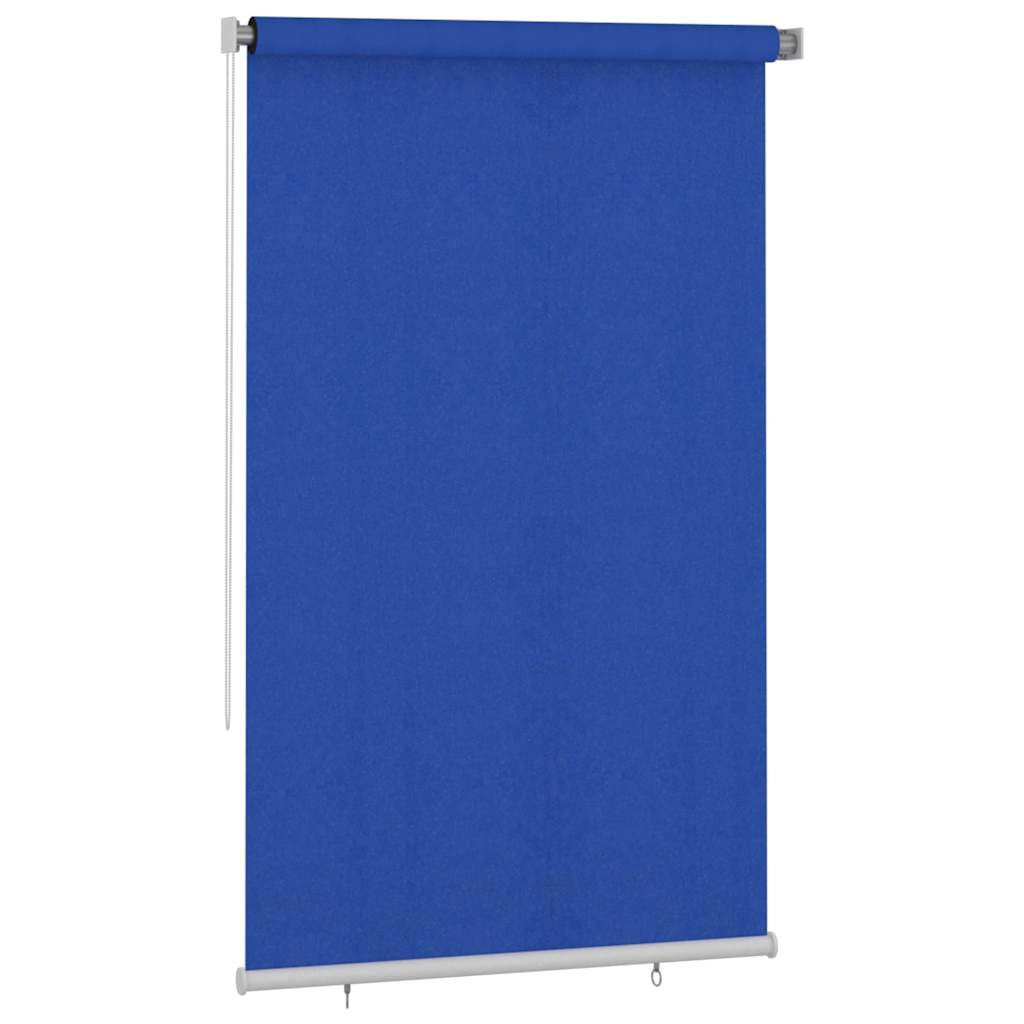 Estore de rolo para exterior 145 (l) x 230 (a) cm azul HDPE