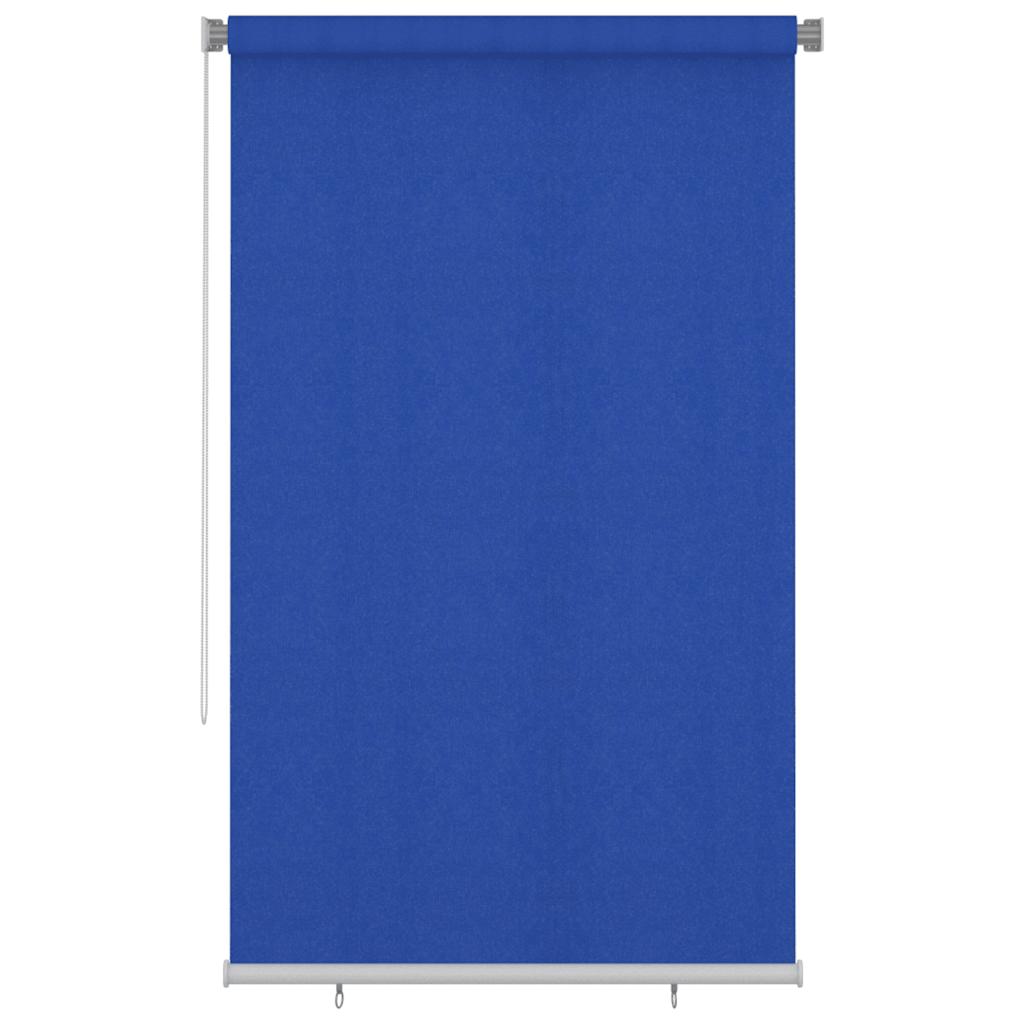 Estore de rolo para exterior 145 (l) x 230 (a) cm azul HDPE