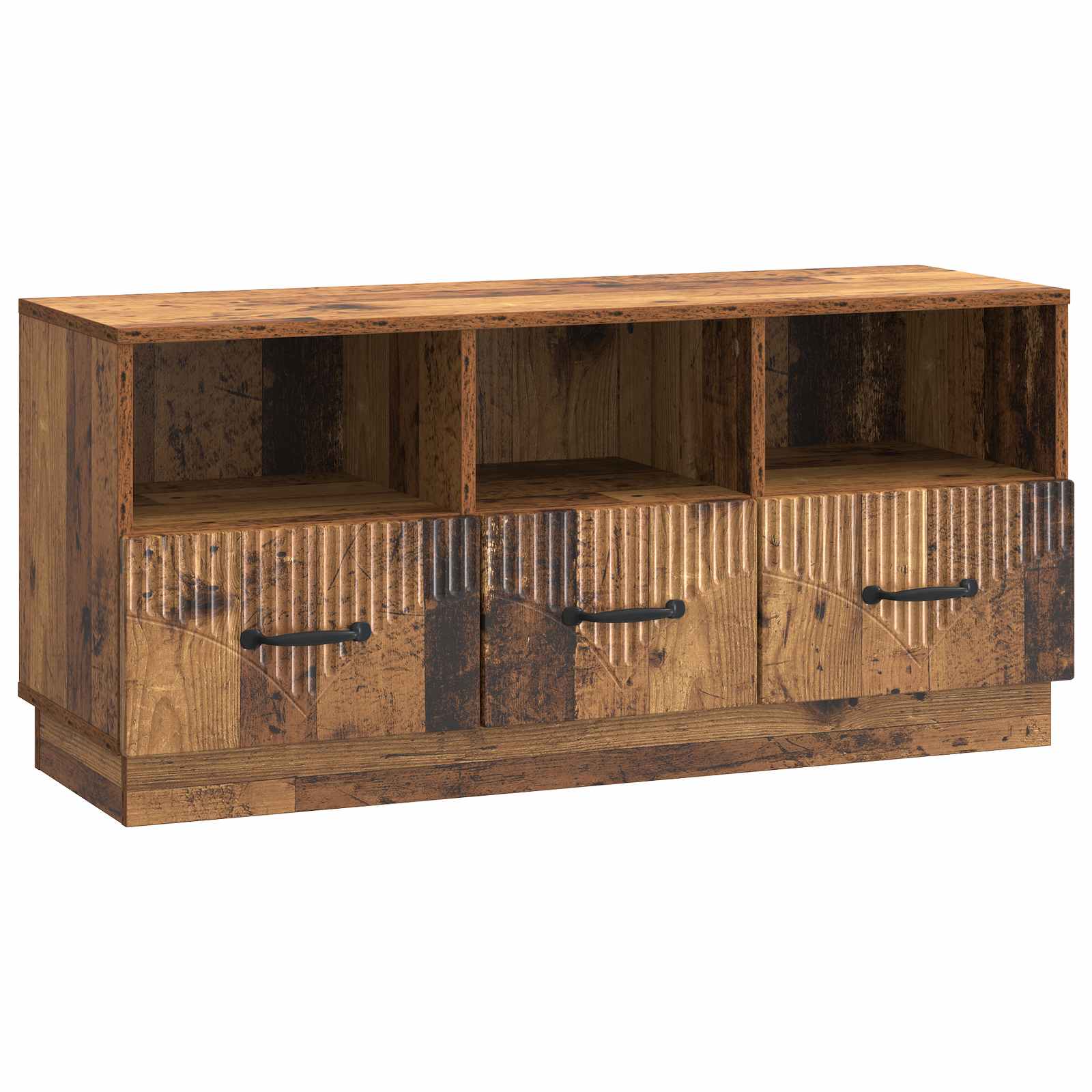 Gabinete para TV com gaveta madeira antiga 102 x 34,5 x 47 cm