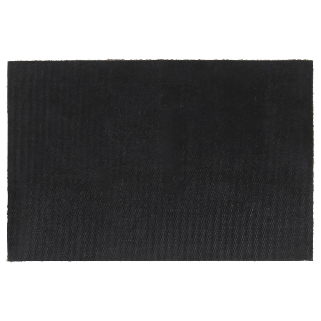 Tapete de porta 40x60 cm fibra de coco tufada natural