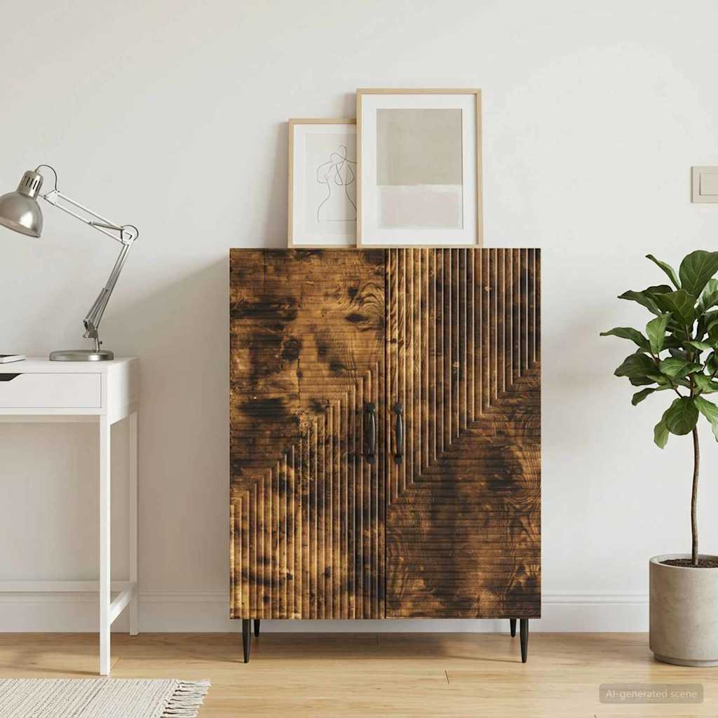 Buffet carvalho fumado 66 x 34,5 x 89,5 cm derivados de madeira