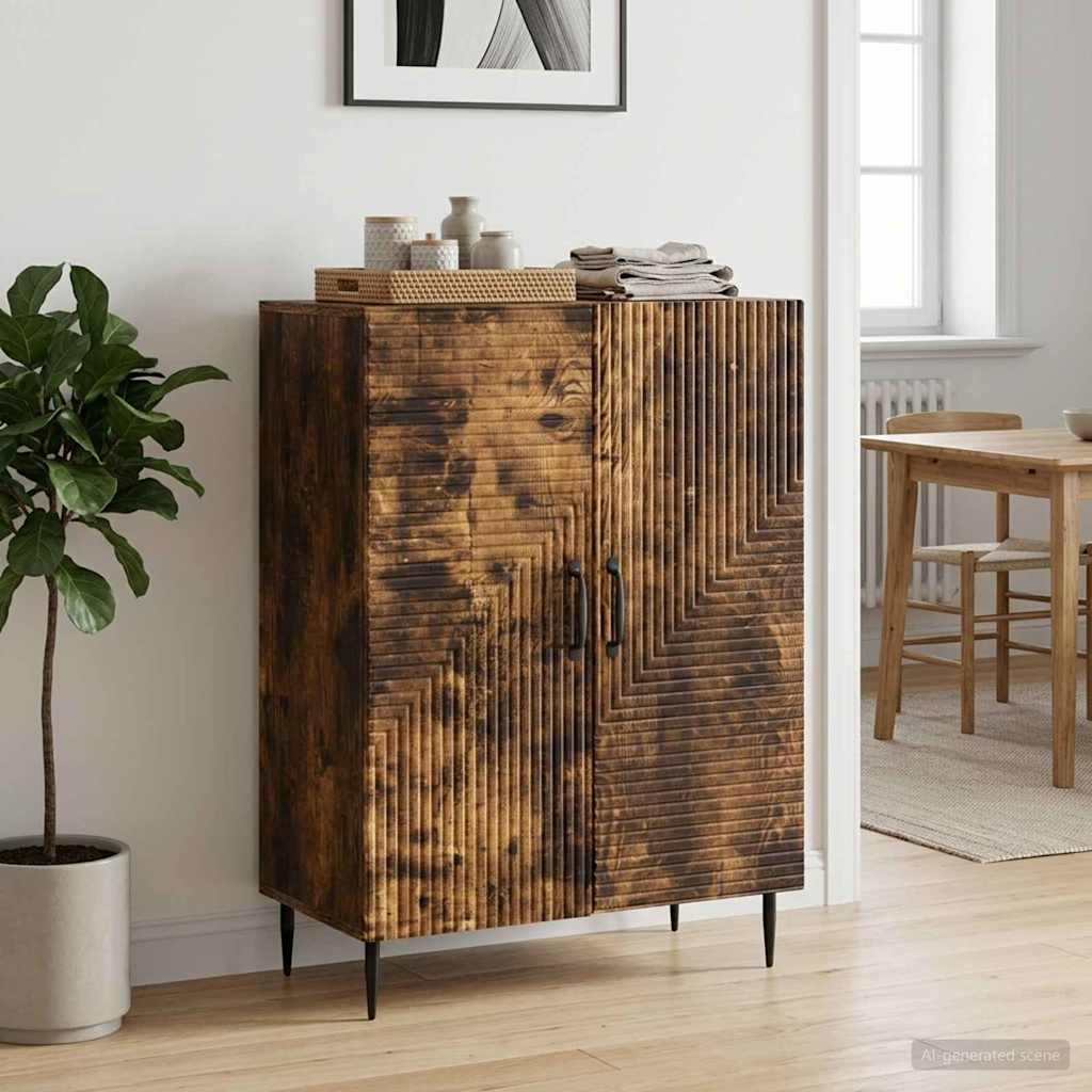 Buffet carvalho fumado 66 x 34,5 x 89,5 cm derivados de madeira