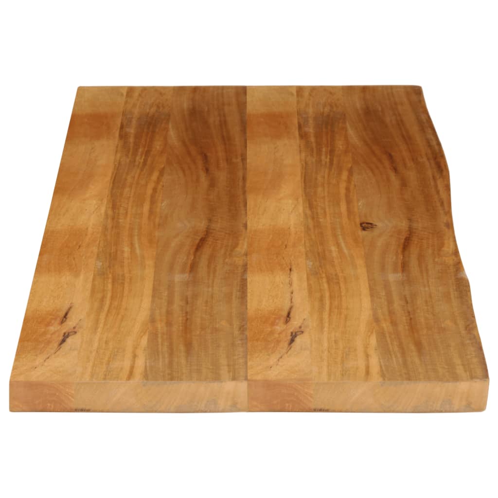 Tampo de mesa c/ borda viva 140x60x2,5 cm mangueira maciça