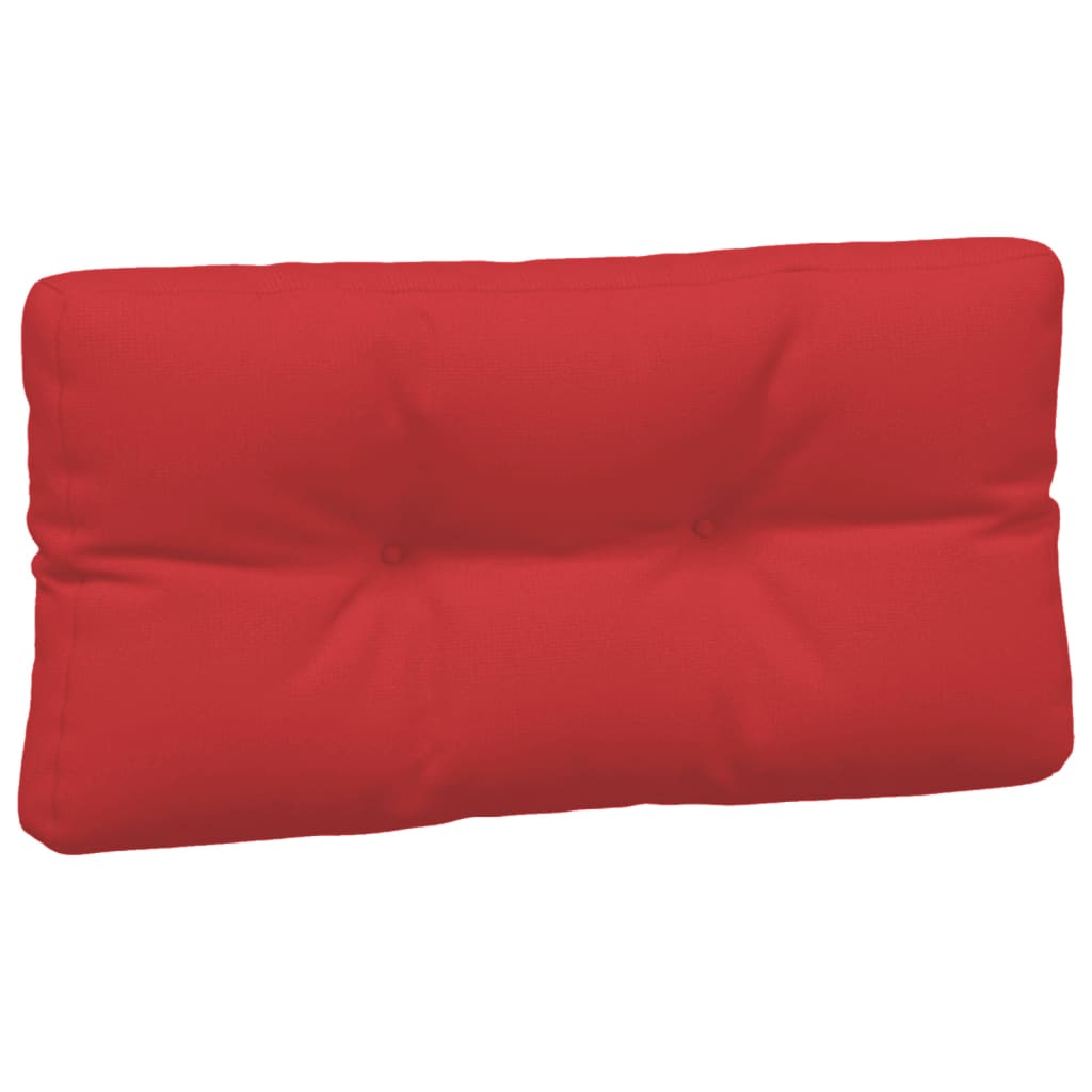 Almofadões para móveis de paletes 7 pcs tecido vermelho
