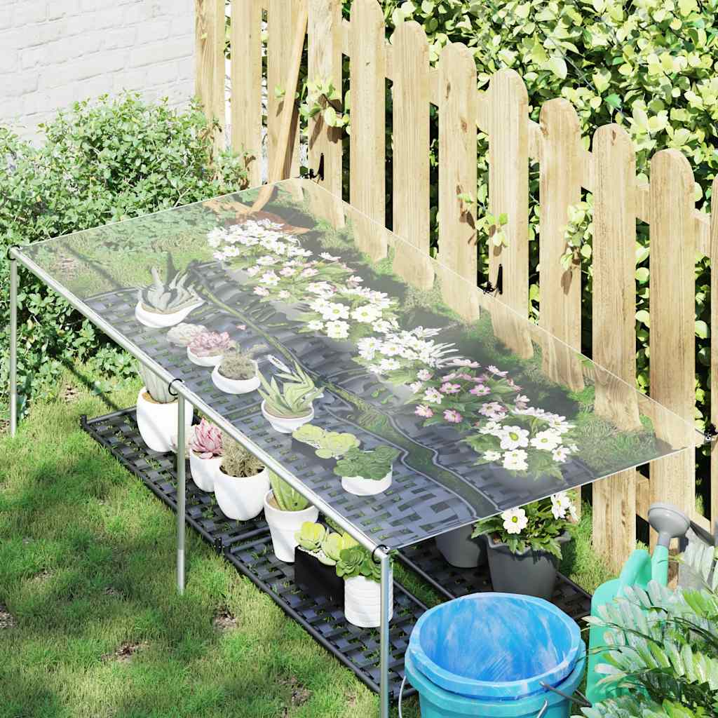 Encerado transparente com ilhós 1x2 m PVC