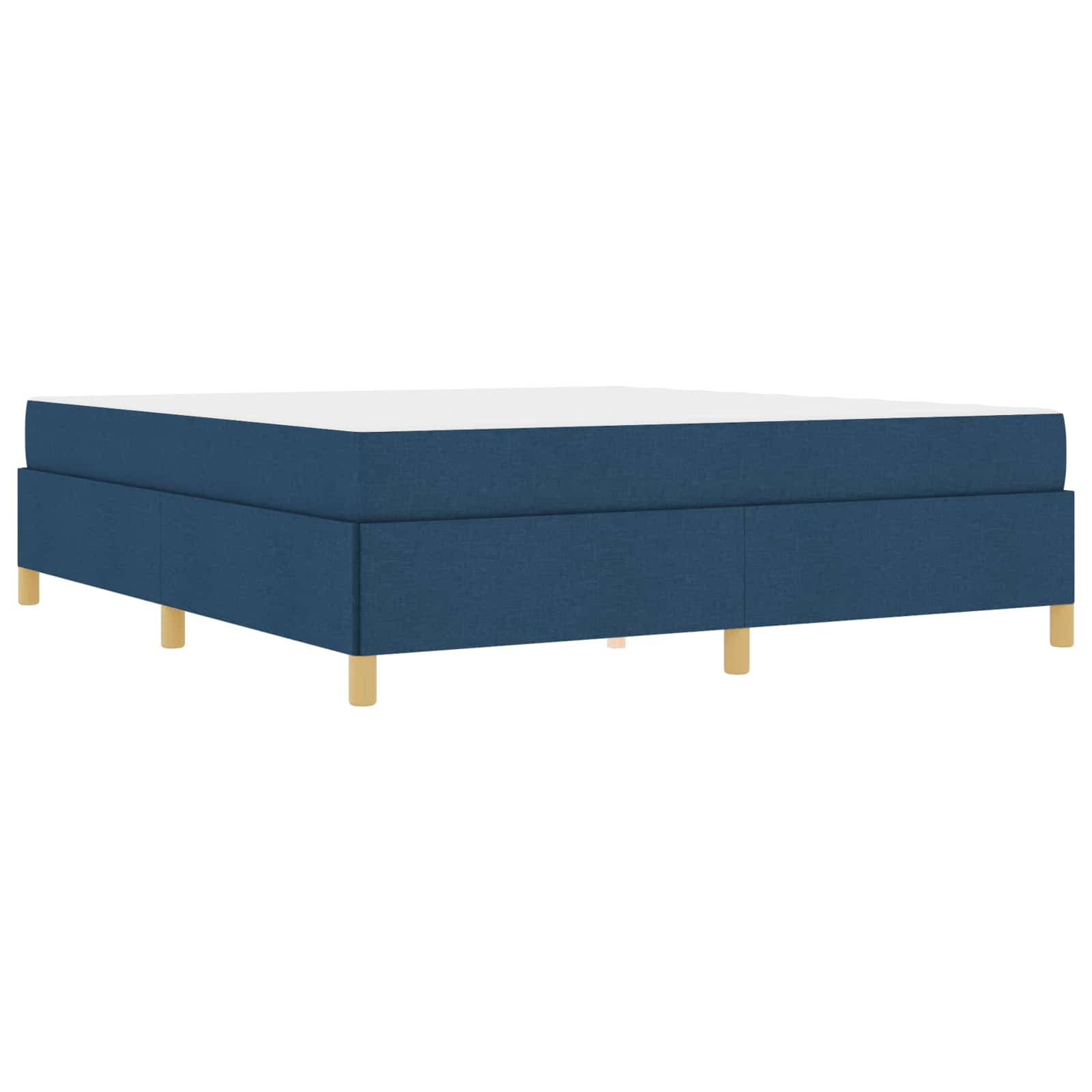 Estrutura da cama com colchão azul 180 x 200 cm tecido
