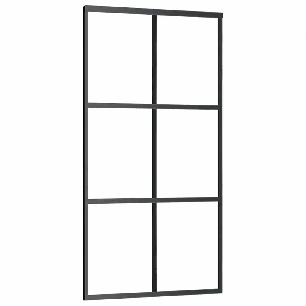 Porta deslizante c/ conj ferragens 102x205cm vidro esg/alumínio