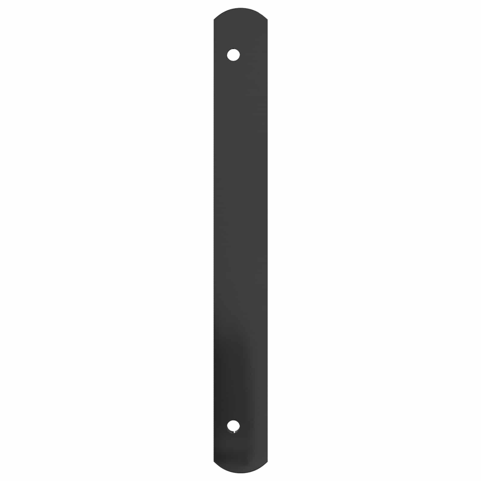 Grelha de janela 115 x 30 cm aço revestido a pó preto