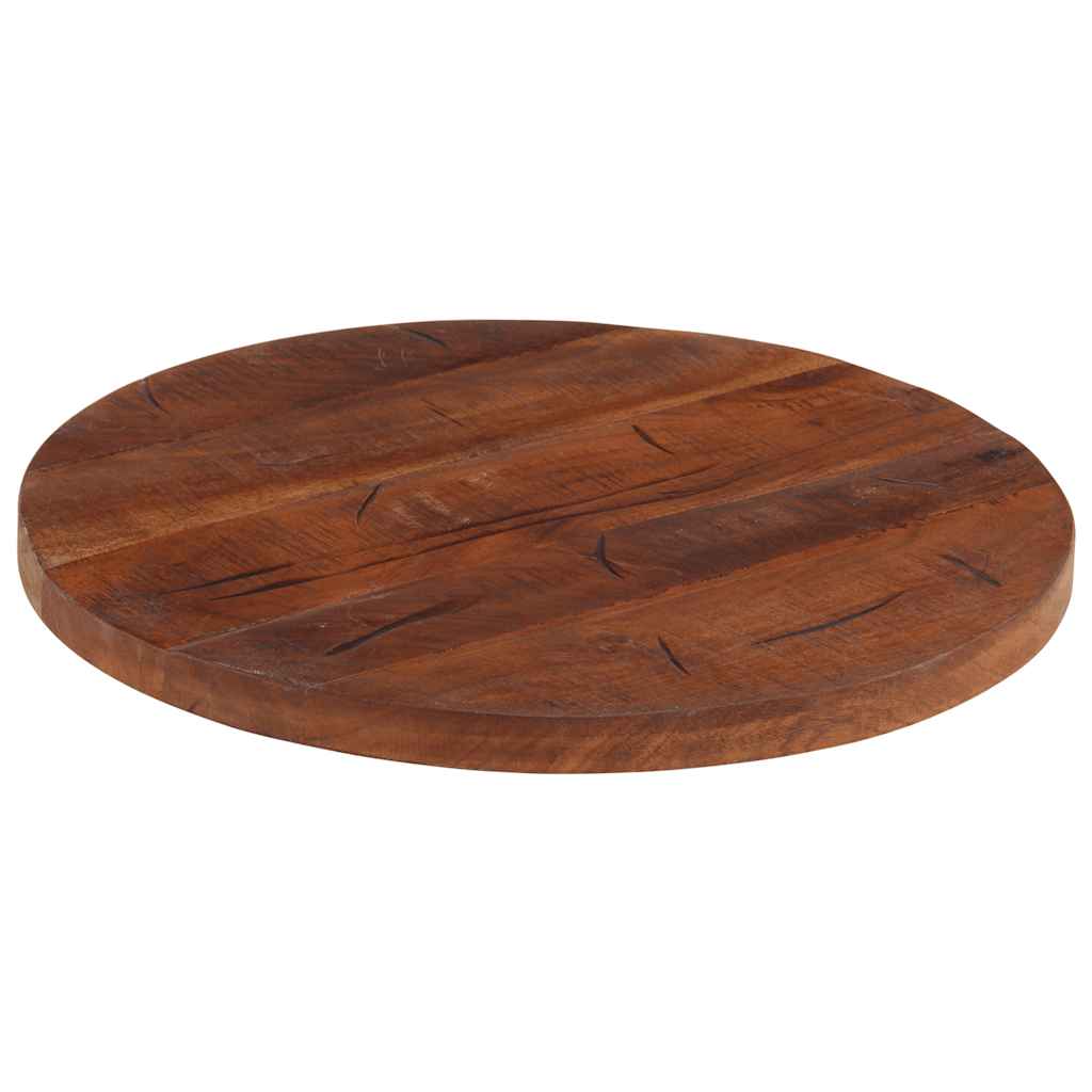 Tampo de mesa redondo ø40x2,5cm madeira recuperada maciça