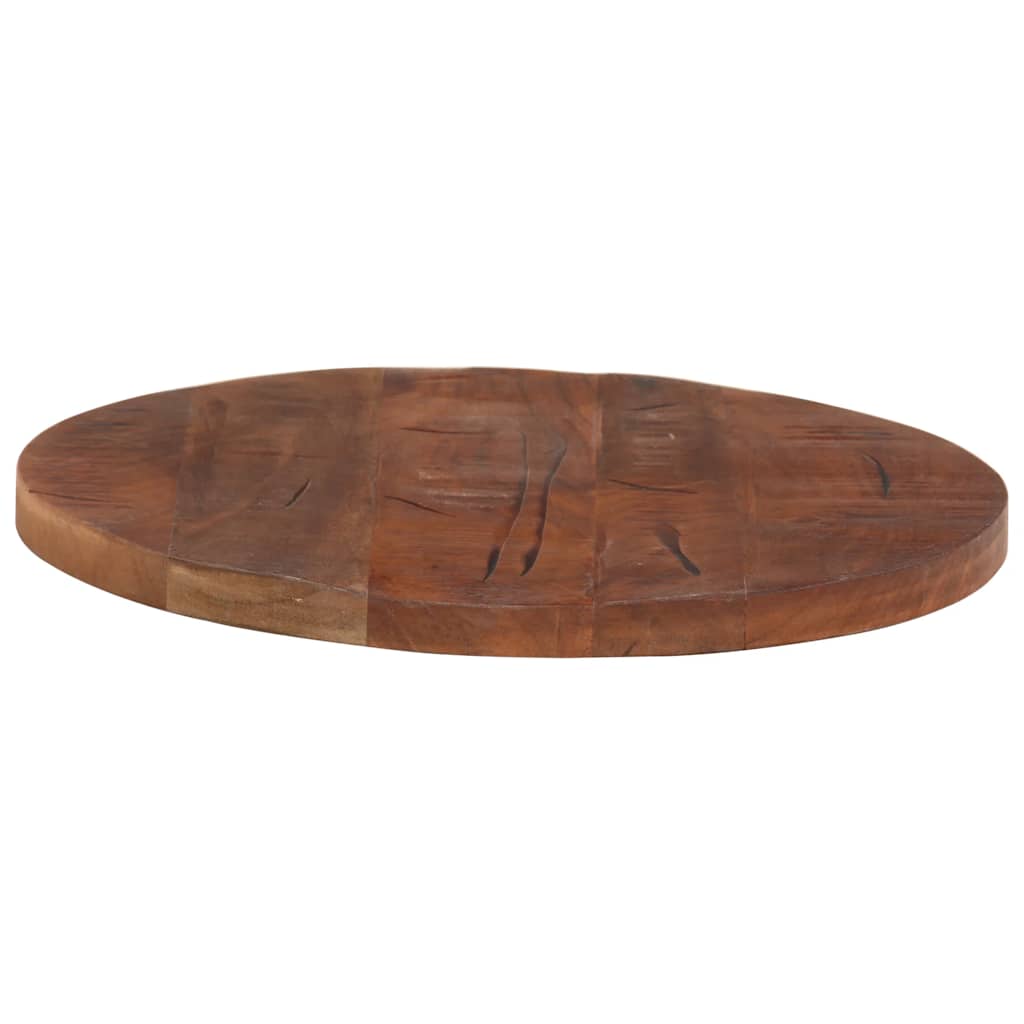 Tampo de mesa redondo ø40x2,5cm madeira recuperada maciça