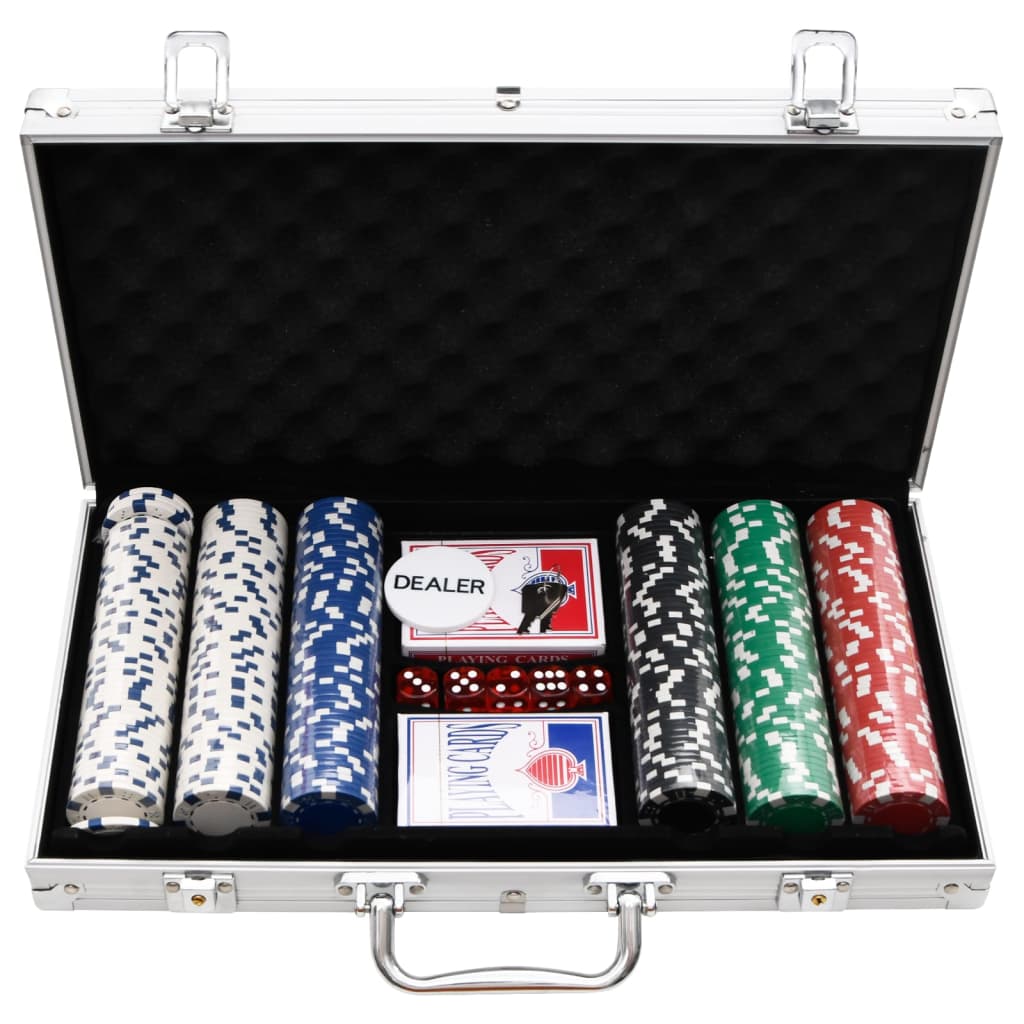 Conjunto de fichas de póquer 300 pcs 11,5 g