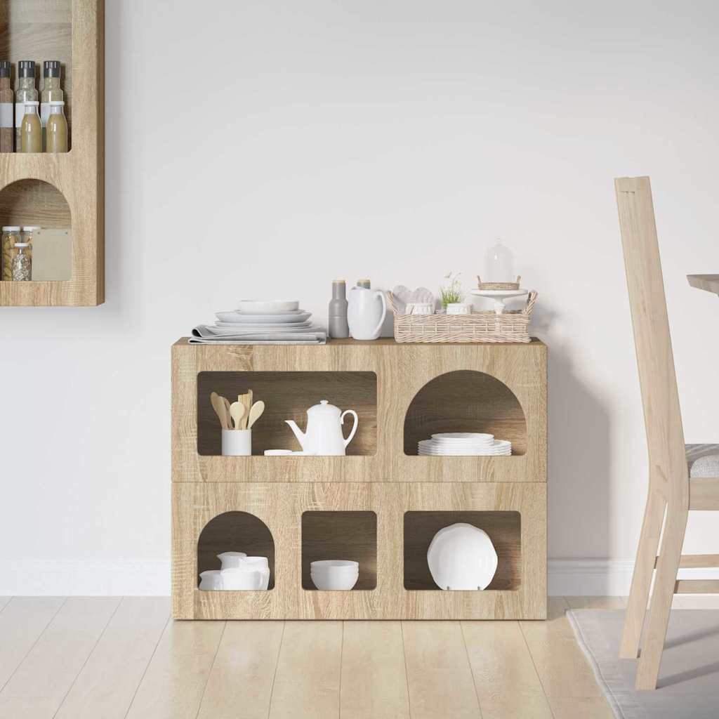 Buffet elst carvalho sonoma 80,5 x 35 x 59 cm