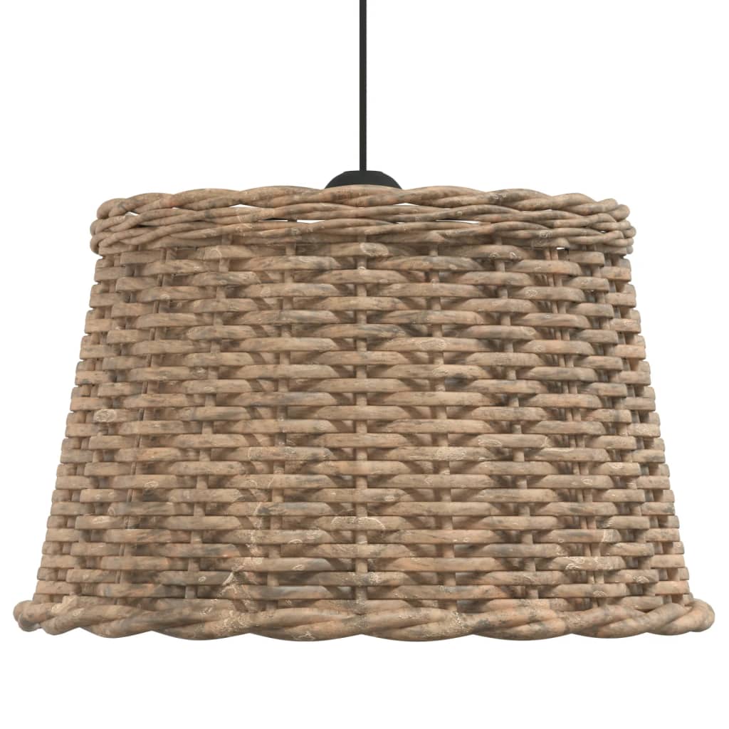 Abajur de teto ø45x28 cm vime castanho