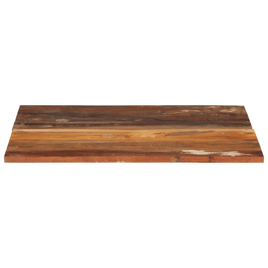 Tampo mesa retangular 60x70cm 15-16mm madeira recuper. maciça