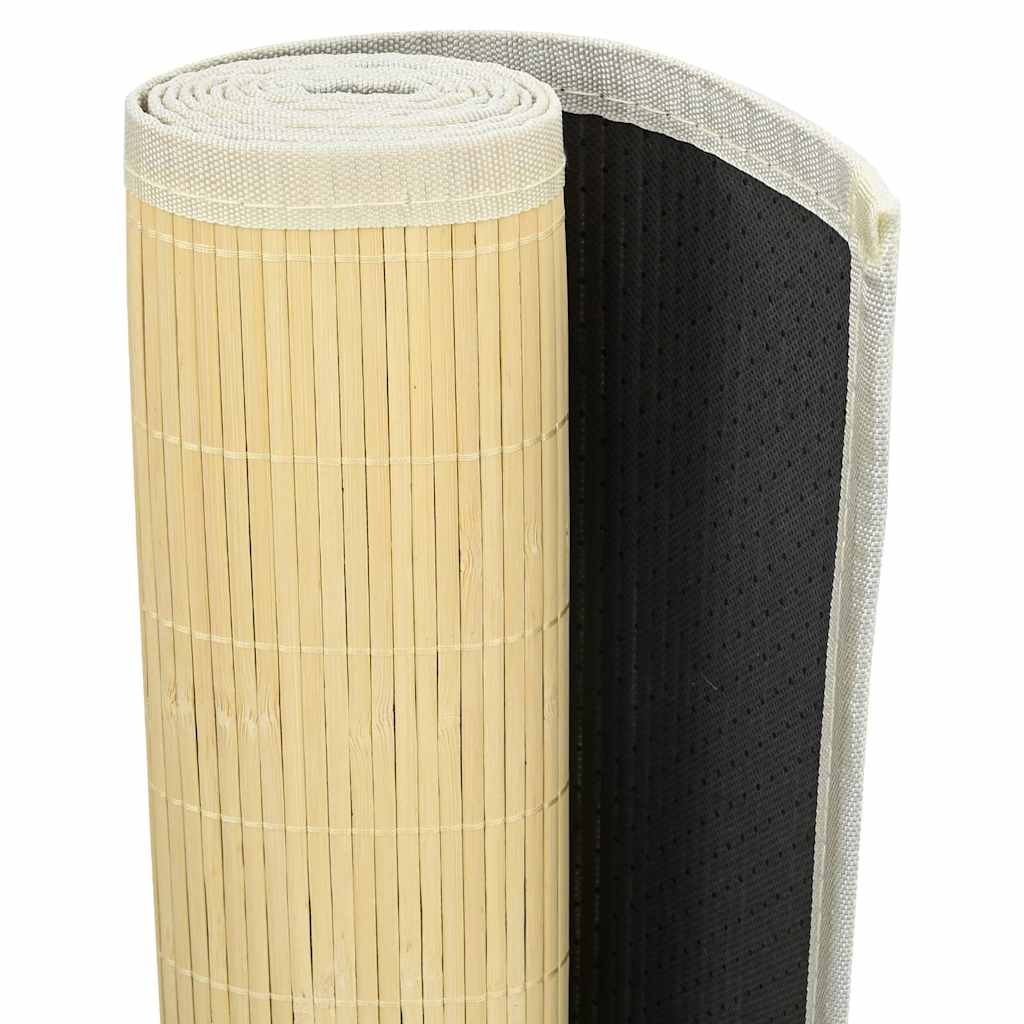 Tapete de bambu 160x230 cm natural