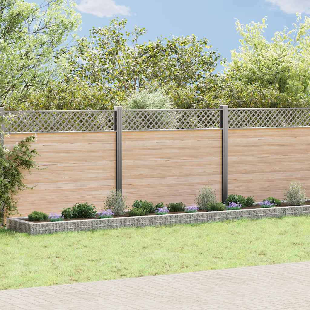 Canteiro elevado/cesto gabião 1000x100x20 cm aço galvanizado