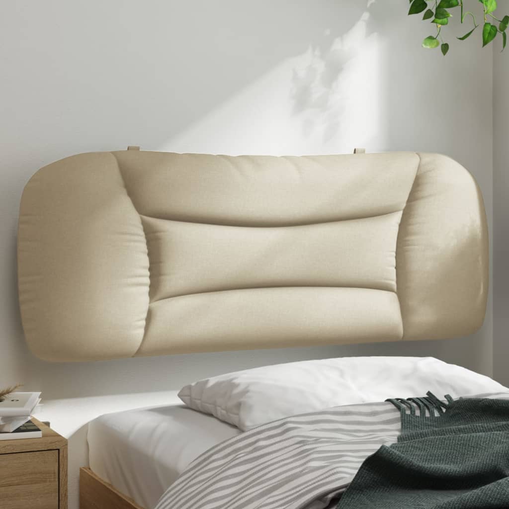 Almofadão de cabeceira hvar 100 cm tecido creme