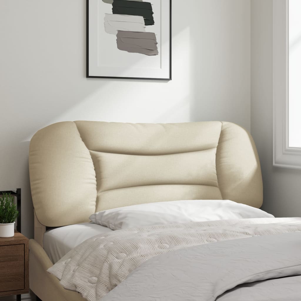Almofadão de cabeceira hvar 100 cm tecido creme