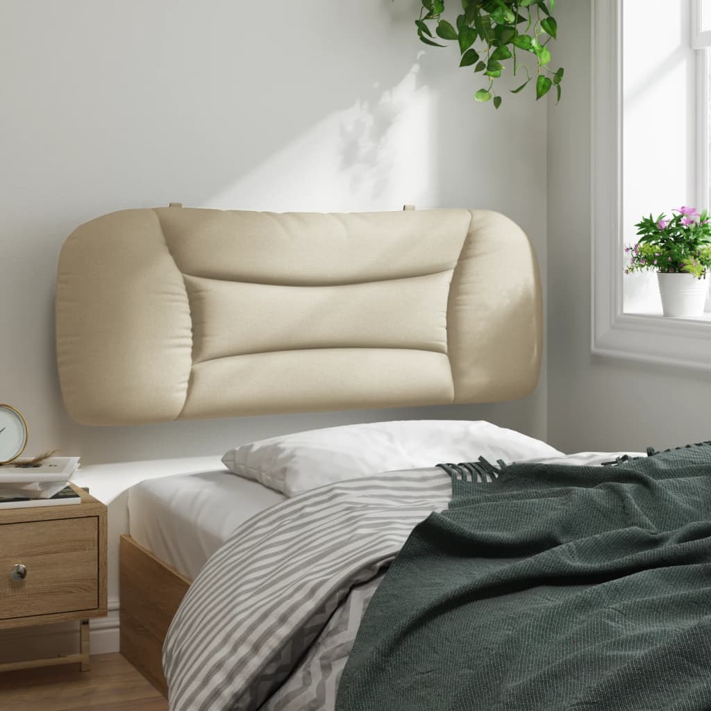 Almofadão de cabeceira hvar 100 cm tecido creme