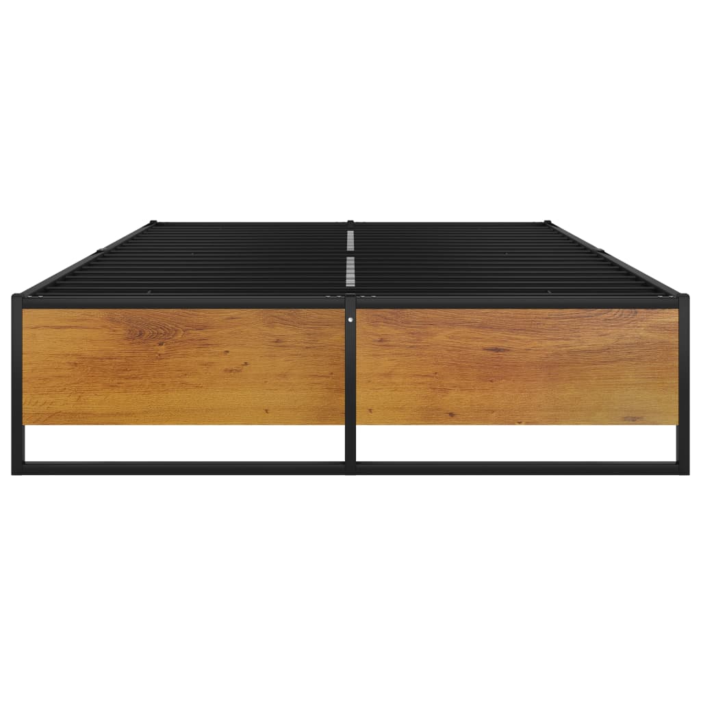 Estrutura de cama 120x200 cm metal preto