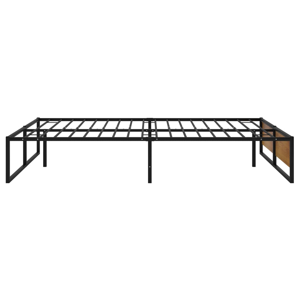 Estrutura de cama 120x200 cm metal preto