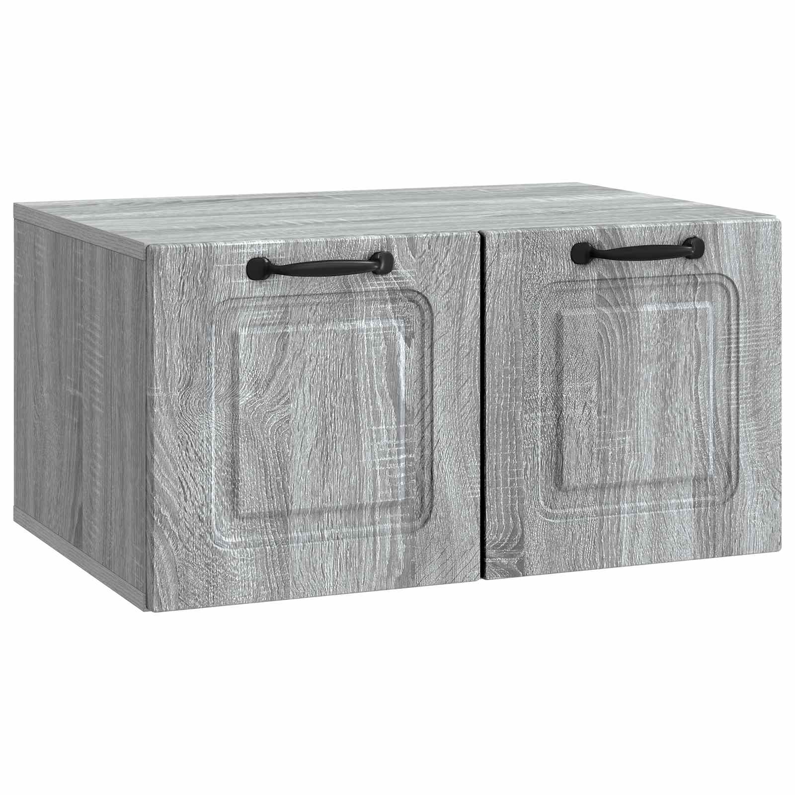 Gabinete de TV de parede sonoma cinzento 59,5 x 41 x 30 cm