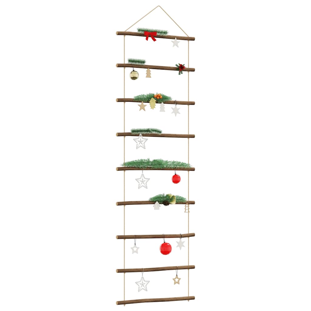 Decoração de parede em forma de escada 50x150 cm ramo natural