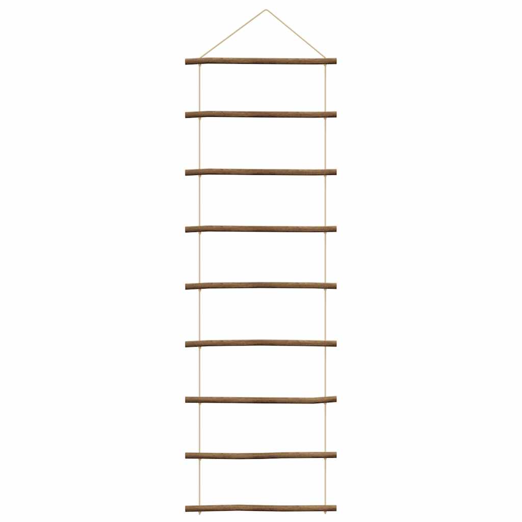 Decoração de parede em forma de escada 50x150 cm ramo natural