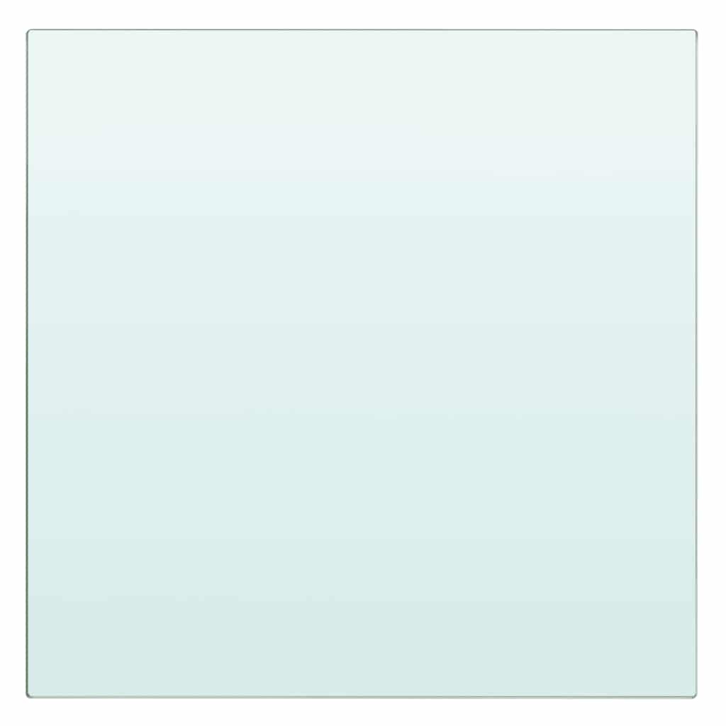 Prateleiras 2 pcs 30x30 cm vidro transparente