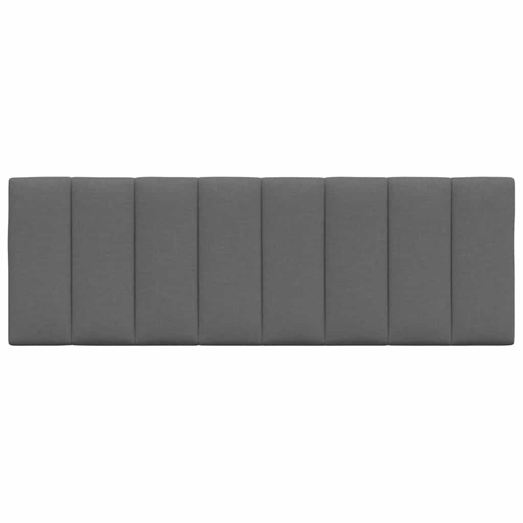 Almofadão de cabeceira hanko 120 cm tecido cinzento-escuro