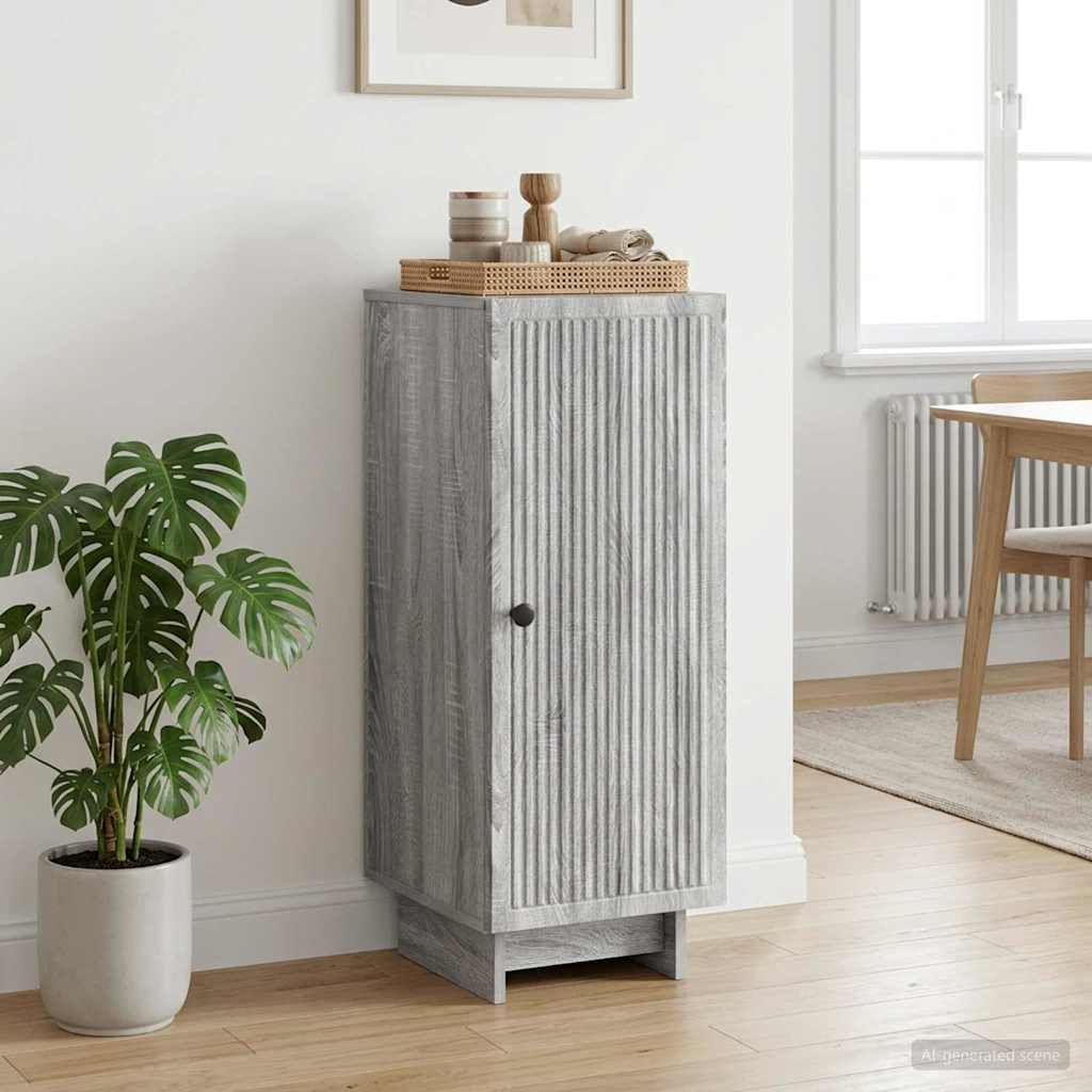Buffet sonoma cinzento 33 x 34,5 x 90 cm derivados de madeira