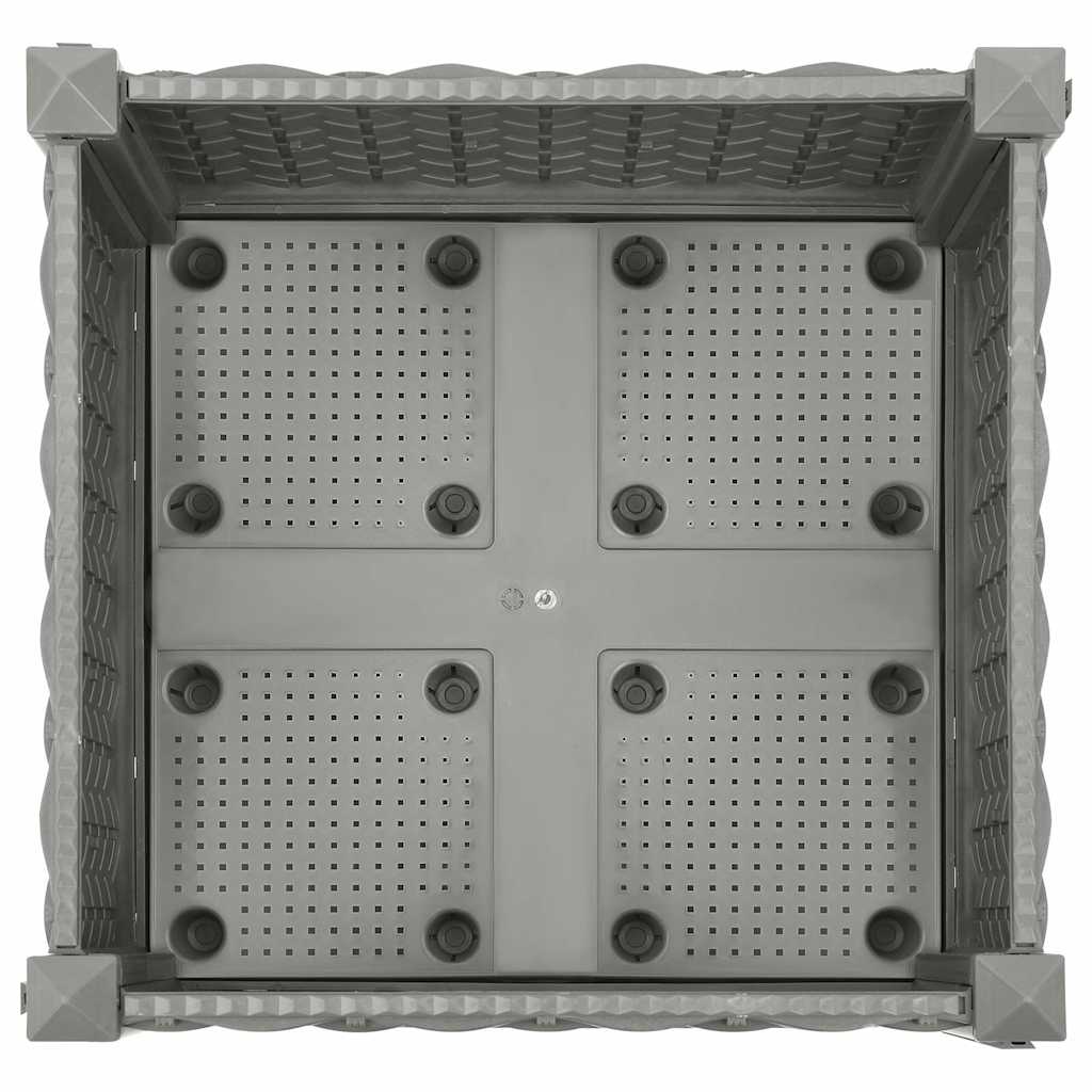 Canteiro elevado 40x40x23 cm polipropileno