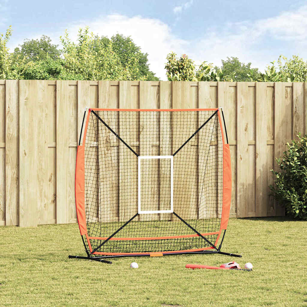 Rede de prática de basebol manual 180 x 89,5 x 152,5 cm