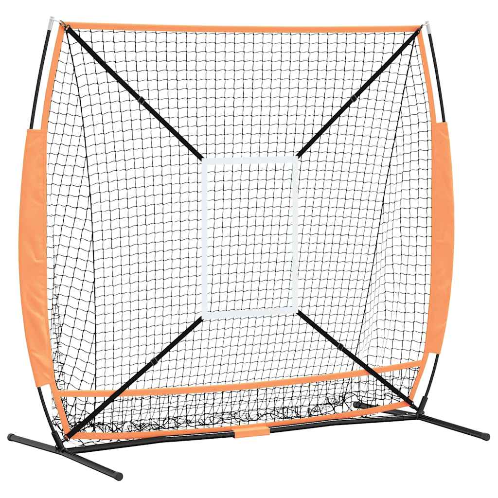 Rede de prática de basebol manual 180 x 89,5 x 152,5 cm
