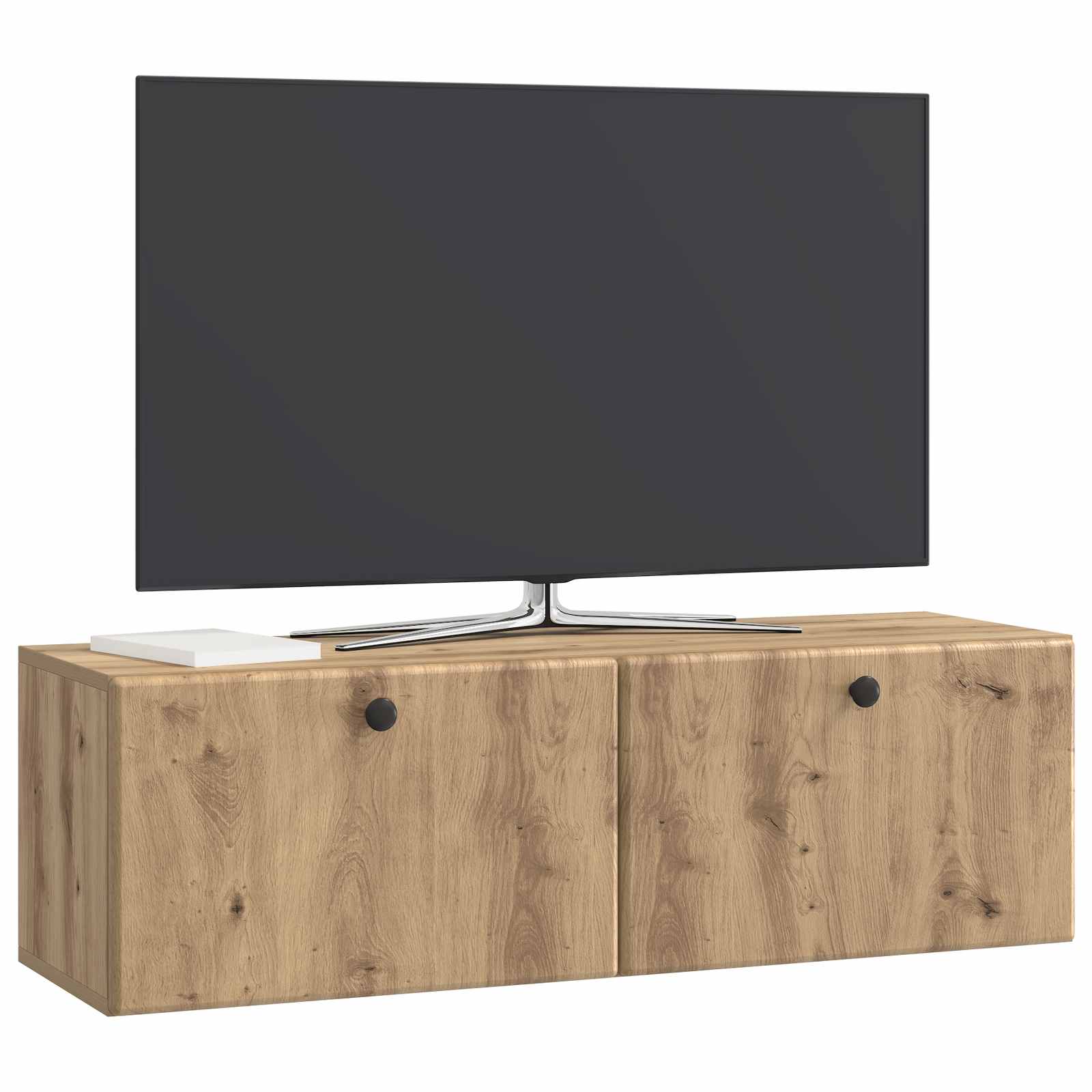 Gabinete de TV de parede 98 x 31 x 30 cm carvalho arttisan