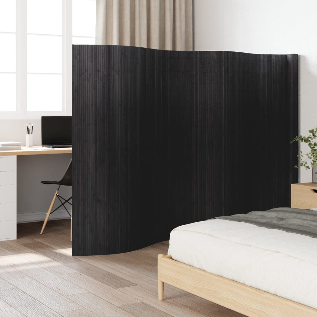 Divisória largura 600 cm altura 165 cm bambu cinzento