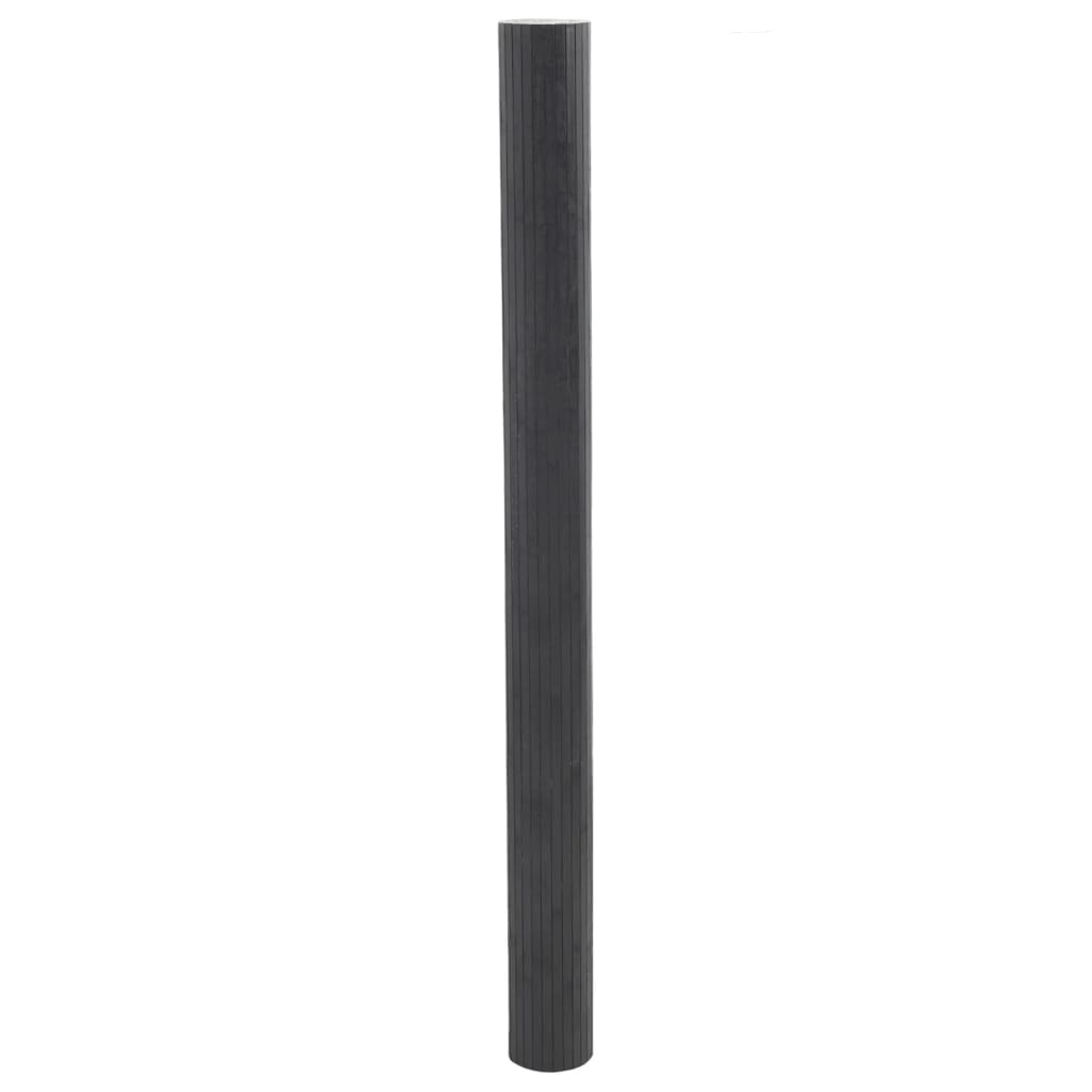 Divisória largura 600 cm altura 165 cm bambu cinzento